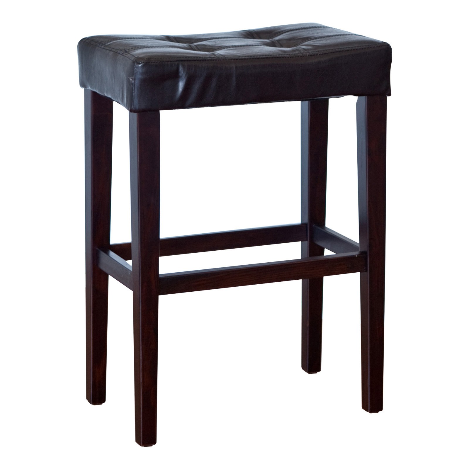 Palazzo 29 inch saddle bar stool black bar stools at