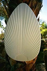 Palm leaf shaped ceiling fan blade covers sand 15 w