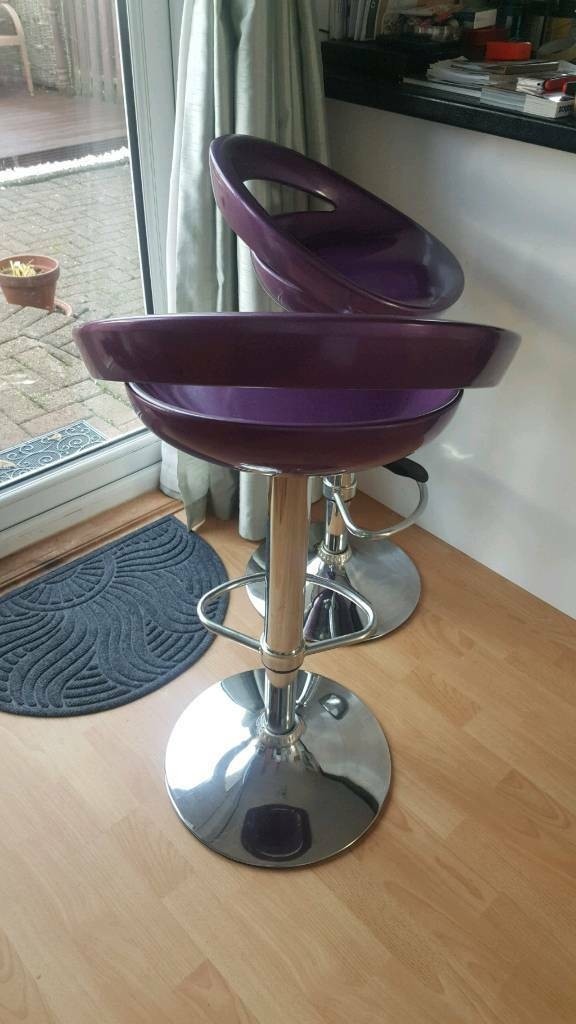 Purple bar stools in ellon aberdeenshire gumtree
