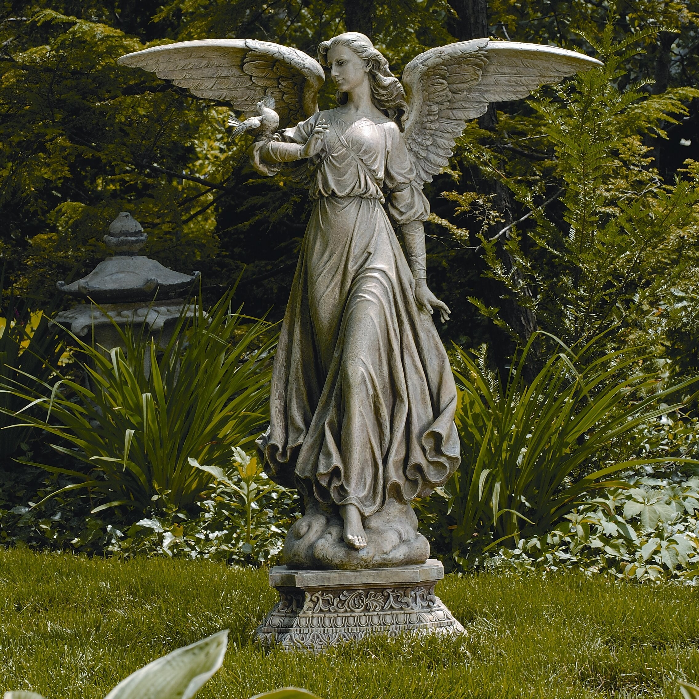 Roman inc classic angel garden statue reviews wayfair 1