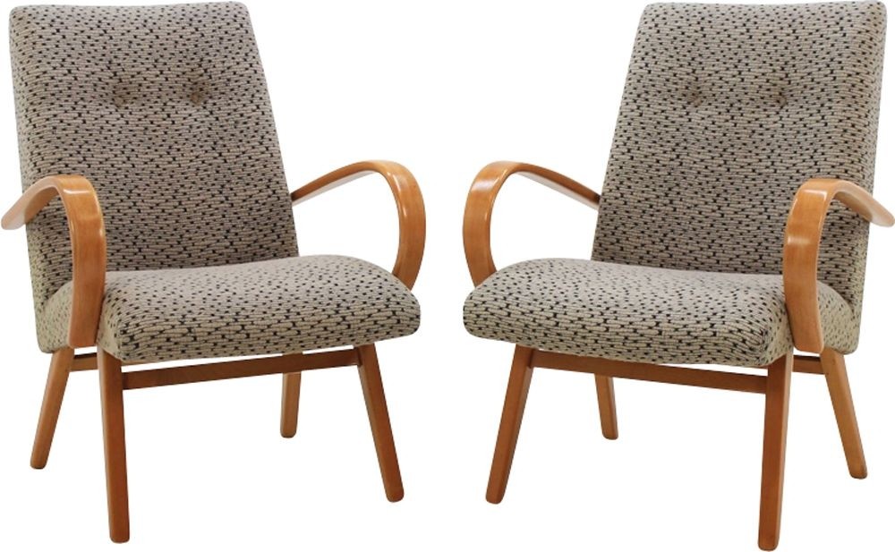 Set of 2 vintage bentwood armchairs by jitona design market