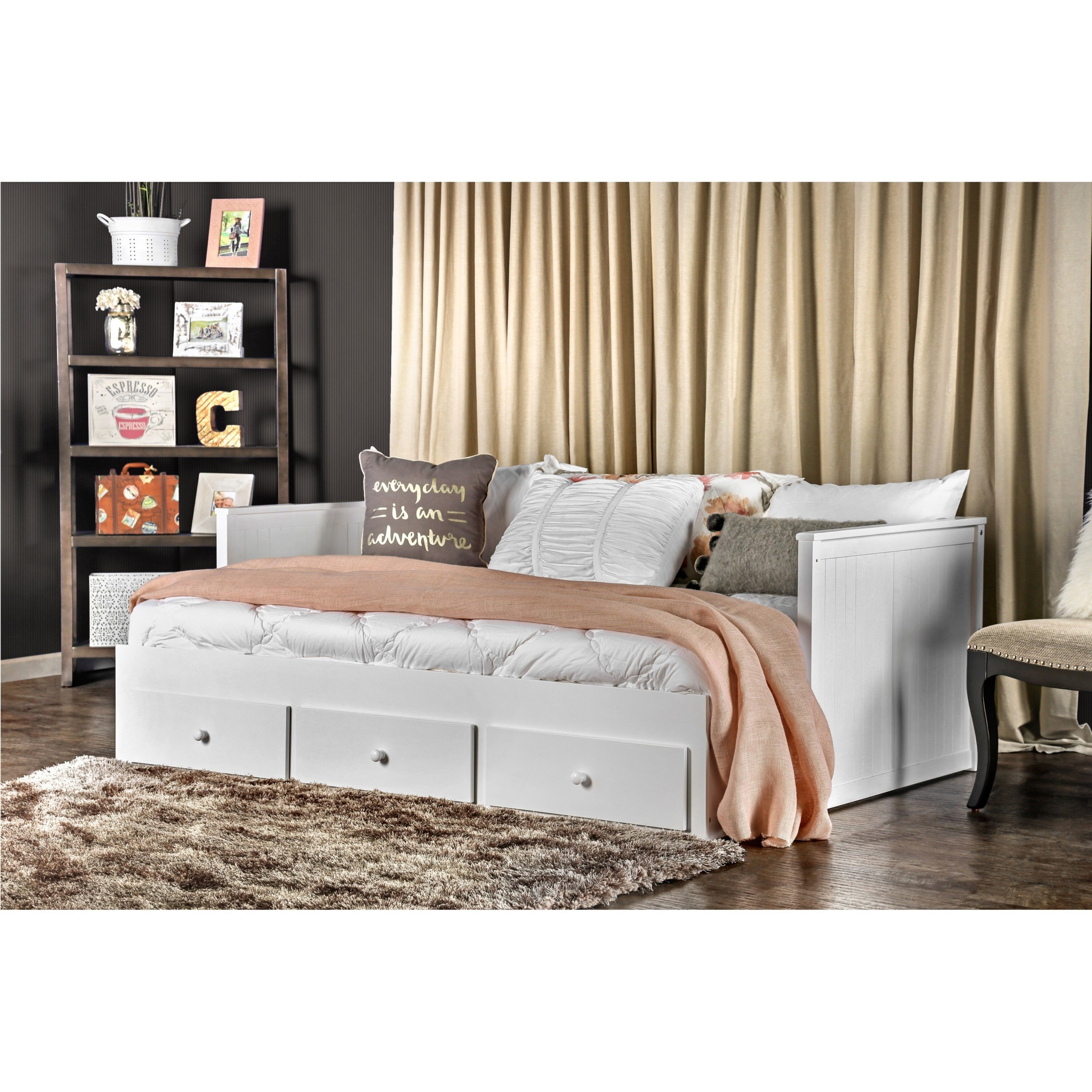 Shop furniture of america ophelia cottage style solid wood