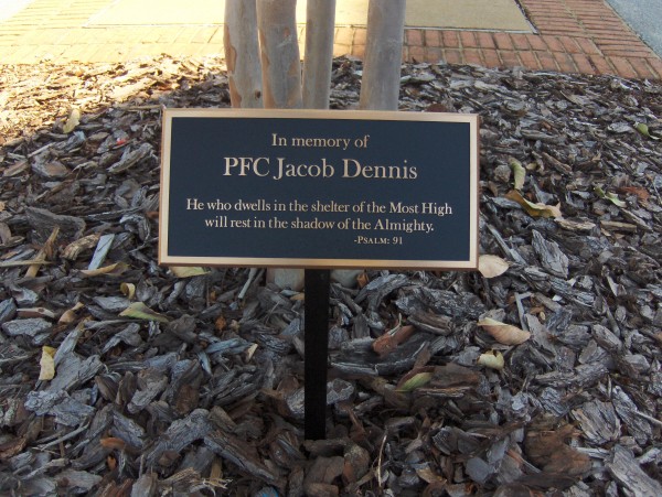 Signs atlanta plaques donor recognition in memory of