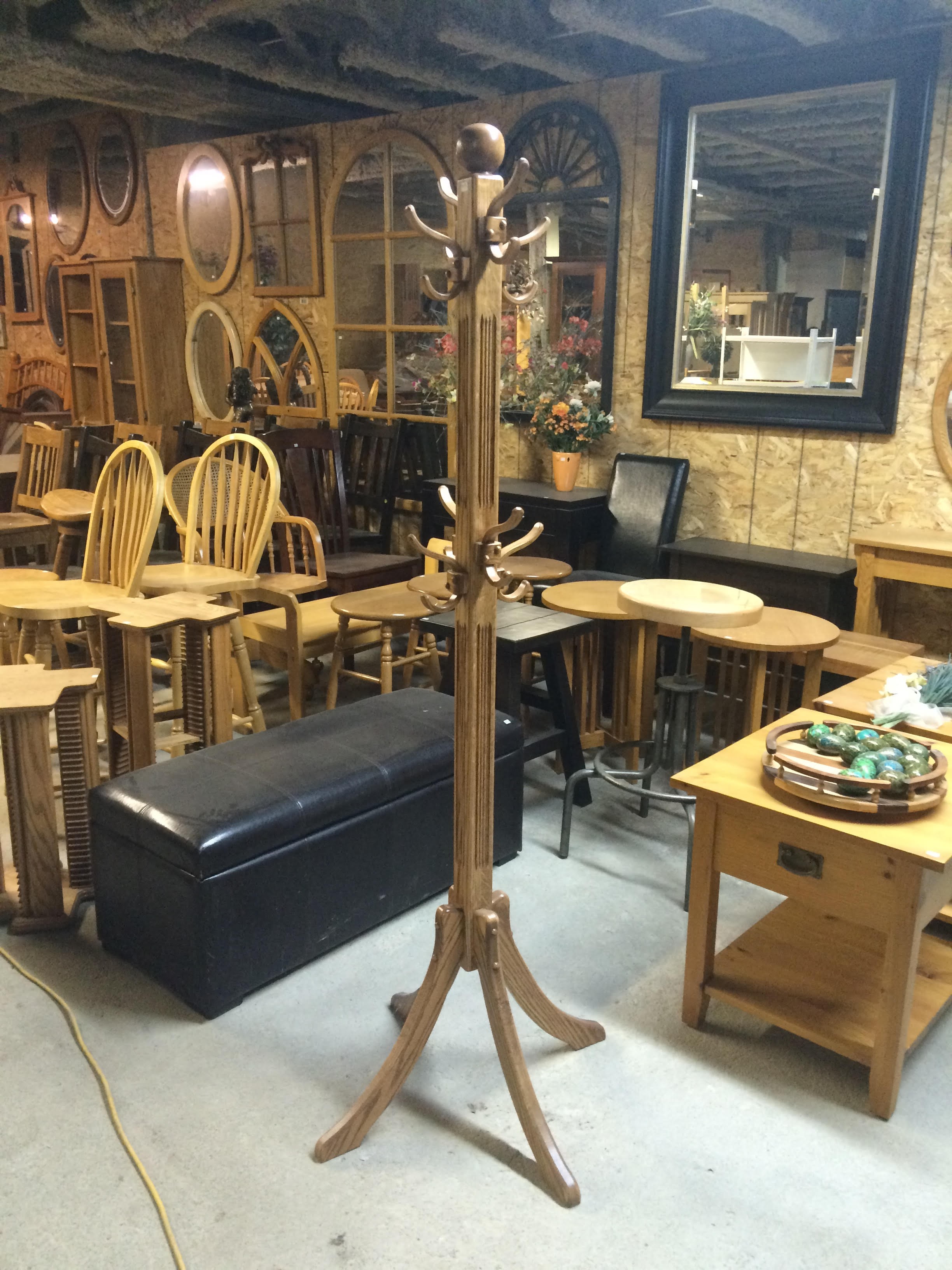 Solid oak hall tree 50 off now 149 edmill solid