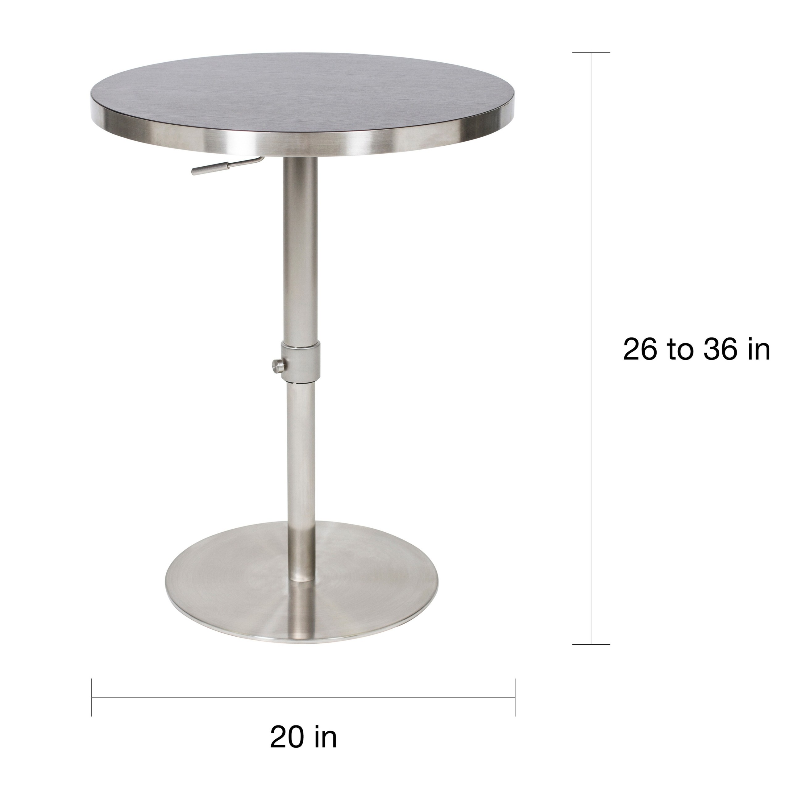 Stainless steel pub table set stainless steel cafe bar