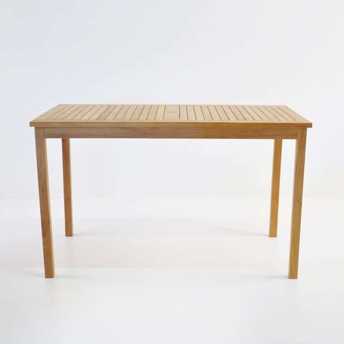 Teak outdoor counter height table dining design 1