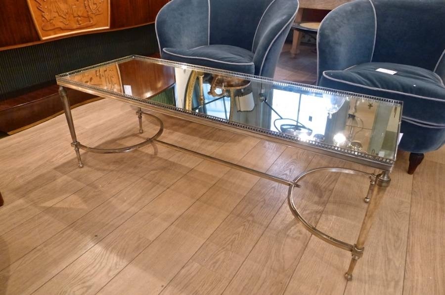 Top 40 antique mirrored coffee tables coffee table ideas 3