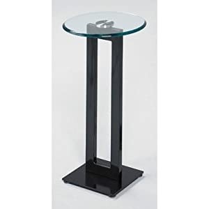 Tribute small plant stand glass color black 1