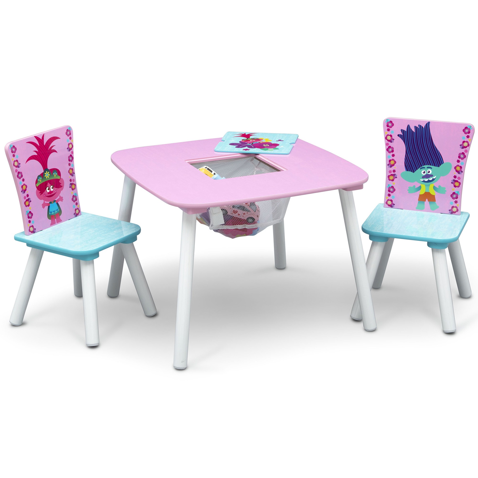 Trolls world tour table and chair set with storage by