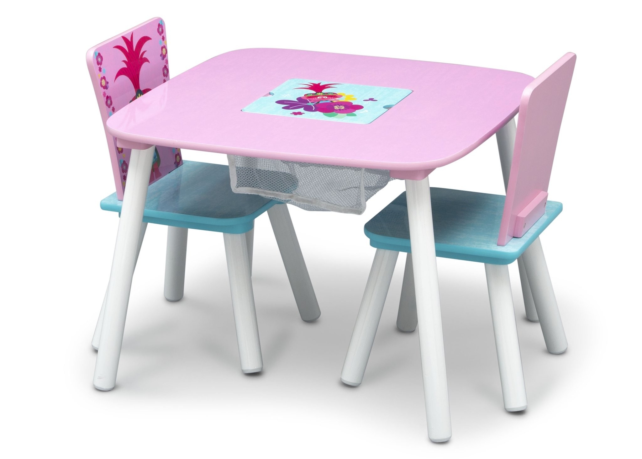 Trolls world tour table and chair set with storage delta