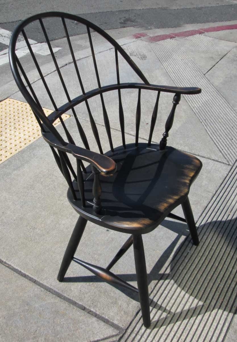 Uhuru furniture collectibles sold black windsor chair 65