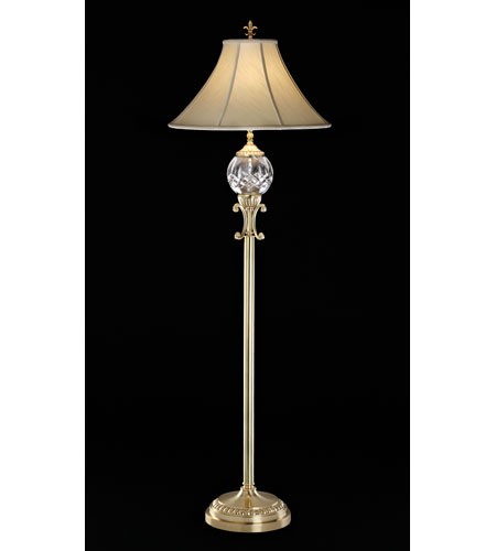 Waterford crystal versailles brass lismore floor lamp 109