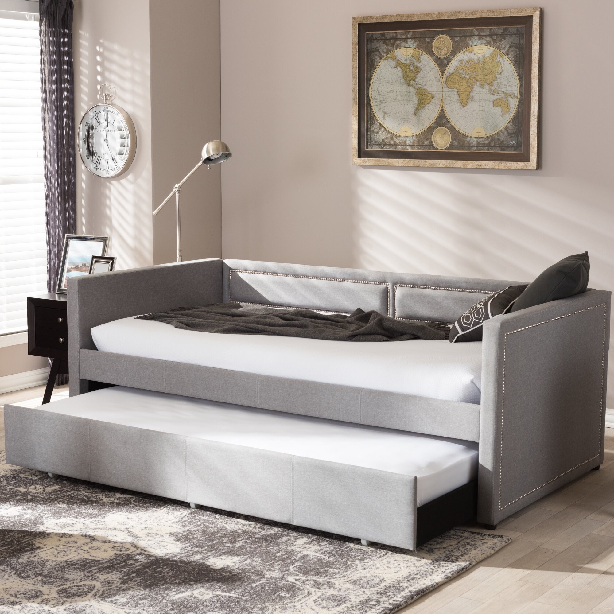 Wholesale interiors baxton studio daybed with trundle 1