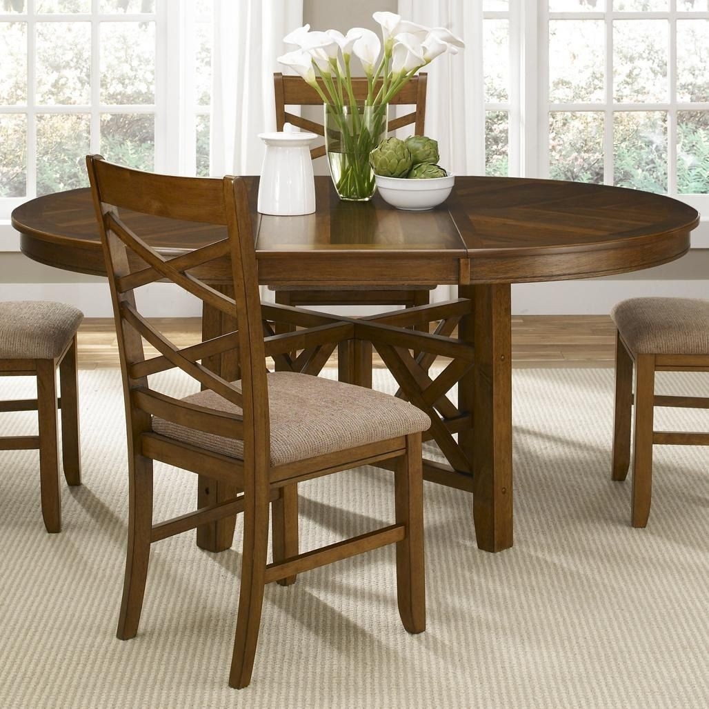 100 round table with built in leaf best master