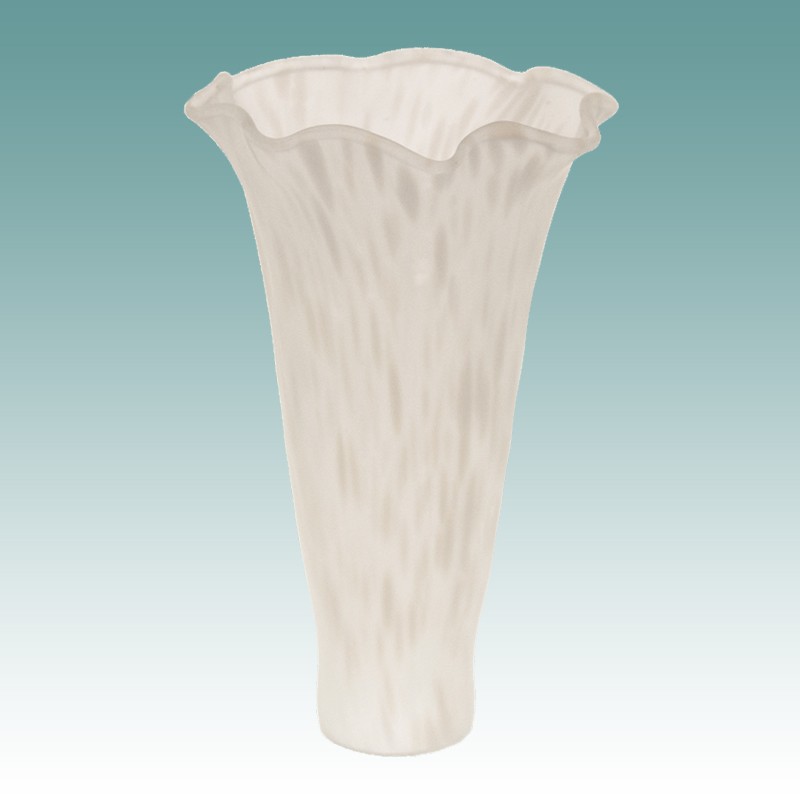 8851 small white lily shade glass lampshades
