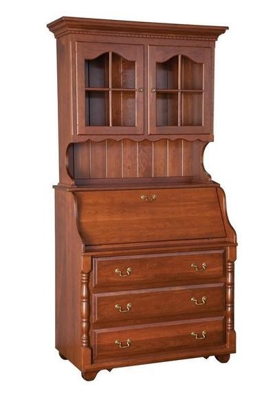 American made secretary desk with hutch from dutchcrafters 1