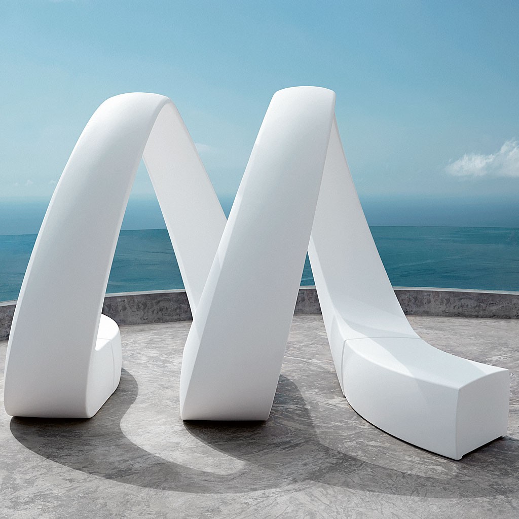 And modern outdoor bench vondom modern garden furniture 1