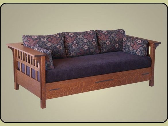 Arts crafts style daybed furniture craftsman