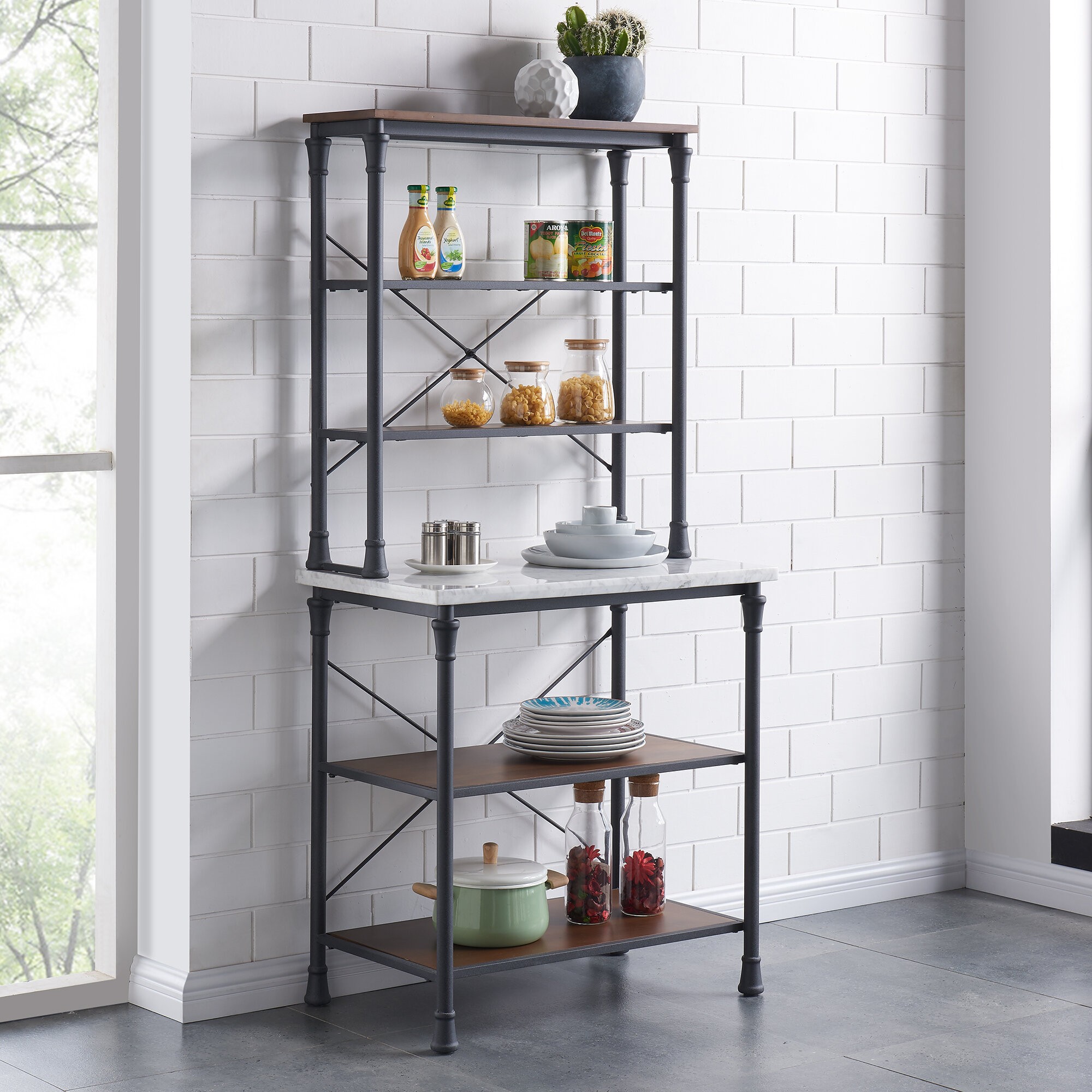 Bakers shop rack marble