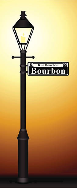 Bourbon street illustrations royalty free vector graphics