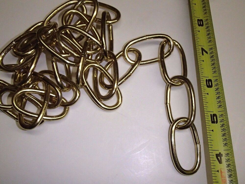 Brass plated chandelier chain hanging lamp light parts 36