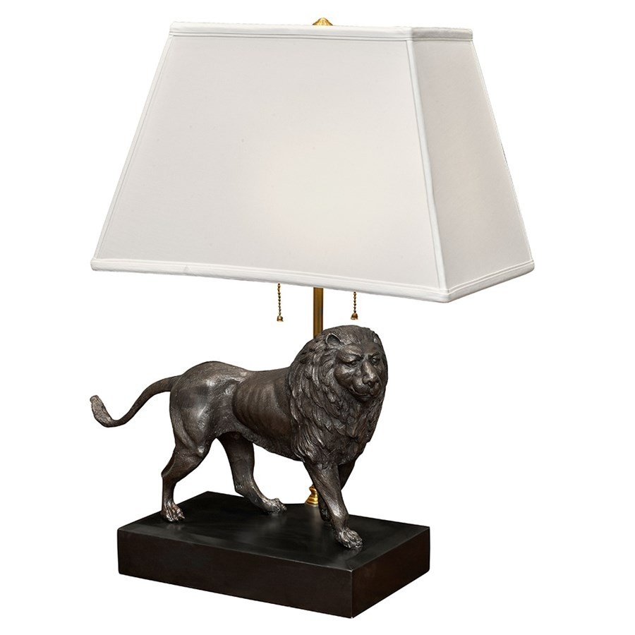 Bronze lion table lamp table lamps desk lamps luxury