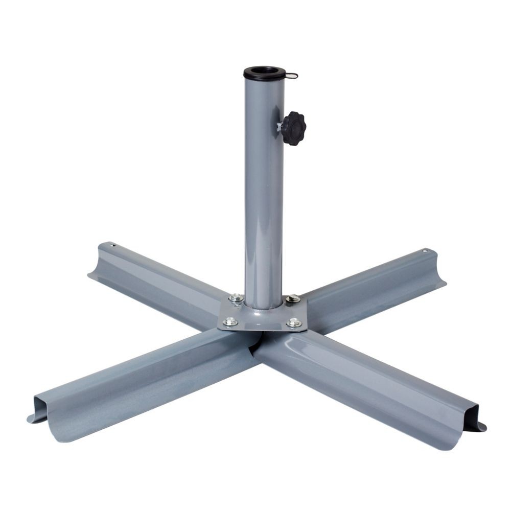 Corliving patio umbrella stand in grey the home depot canada