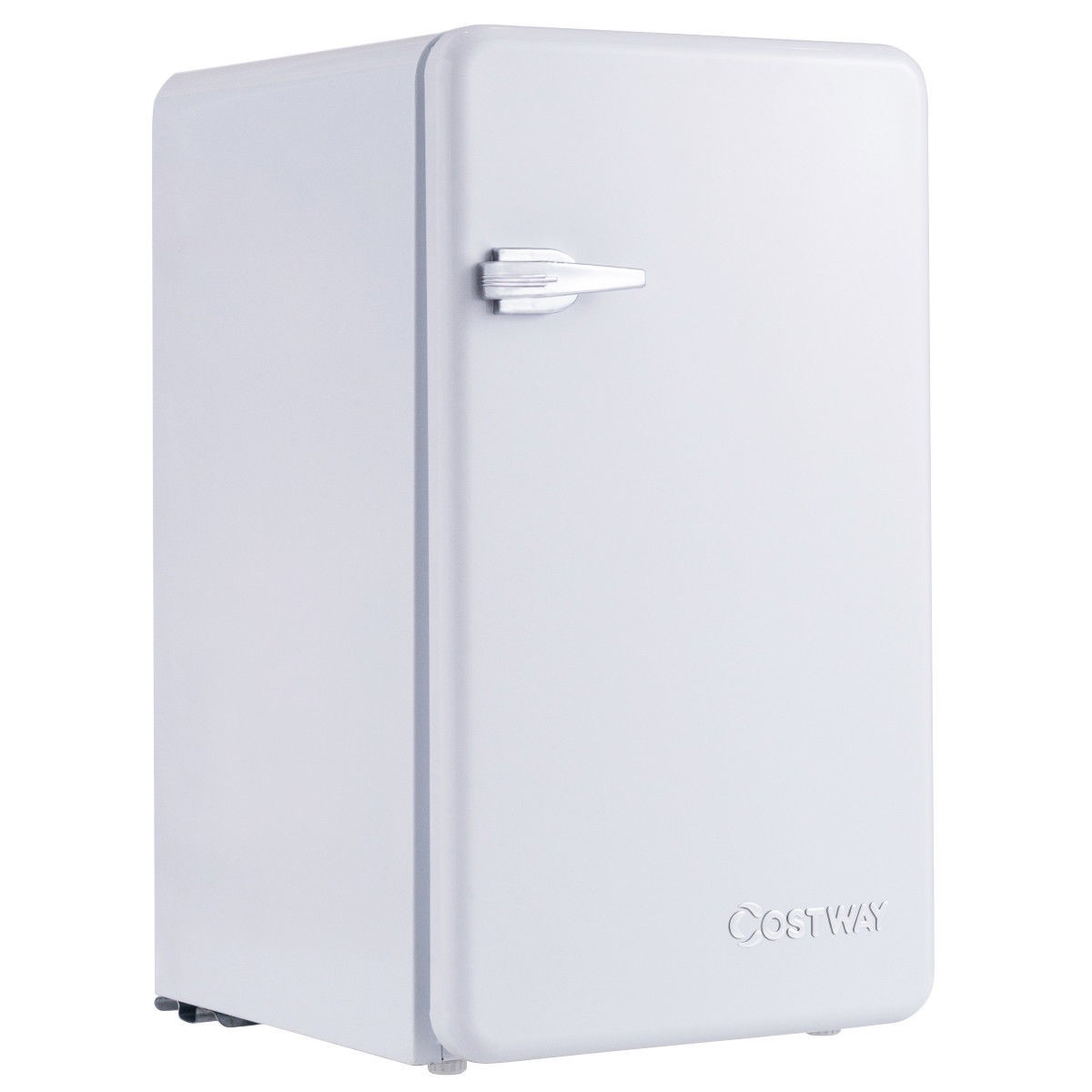 Costway 3 2 cu ft retro compact refrigerator w freezer