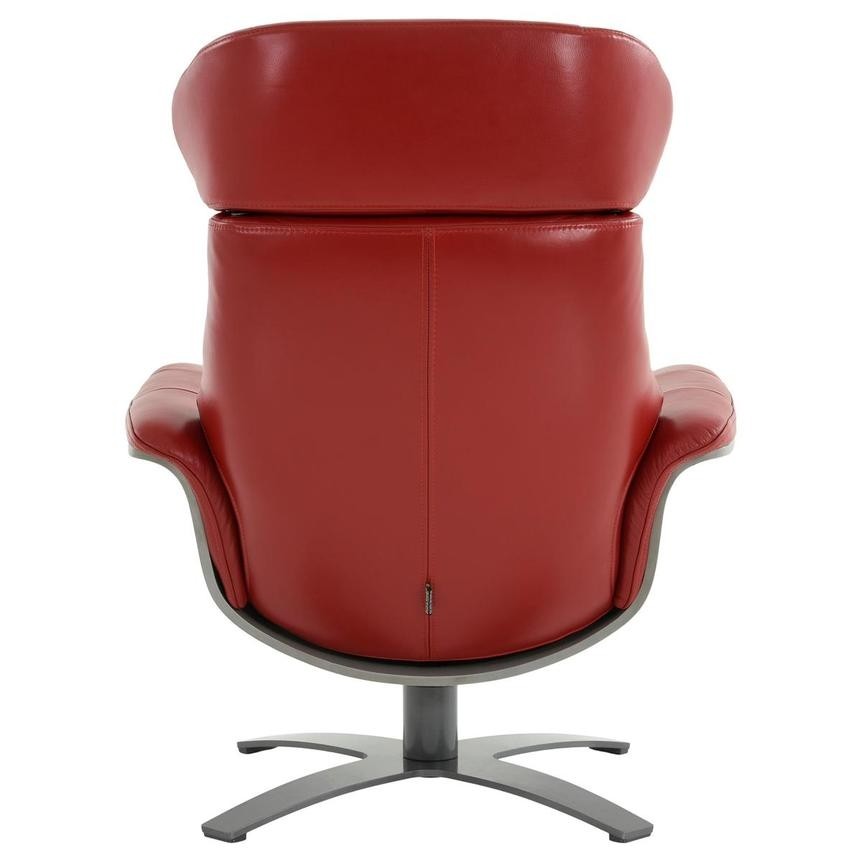 Enzo ii red leather swivel chair el dorado furniture 1