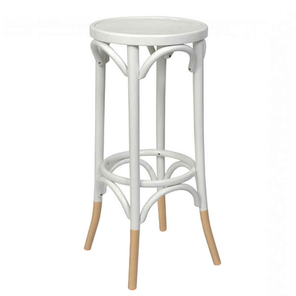 Genuine bentwood bar stool with natural socks bst 9739 75