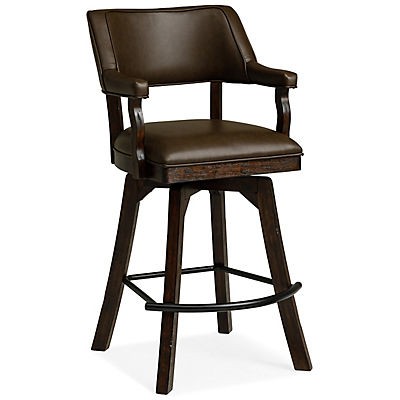 Gettysburg leather spectator bar stool star furniture 1