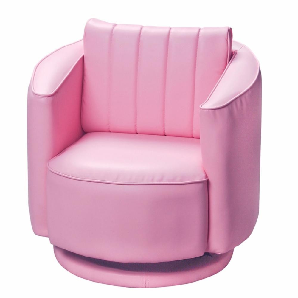 Gift mark upholstered swivel chair pink ebay