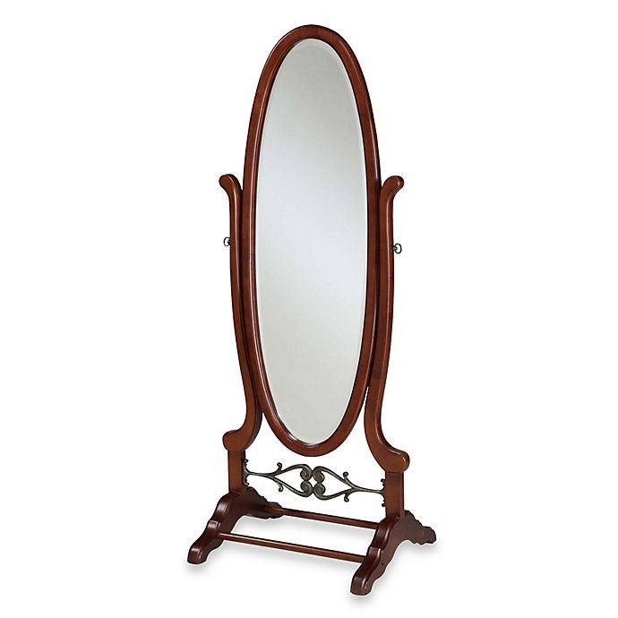 Heirloom cherry cheval floor mirror bed bath beyond