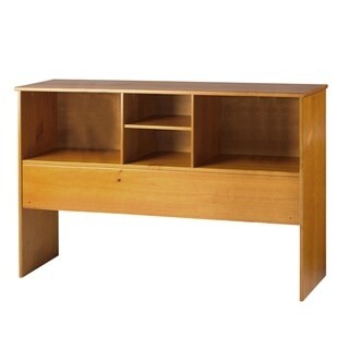 Kansas solid wood full size bookcase headboard overstock