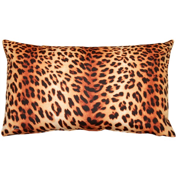 Kitsui leopard throw pillow 12x20