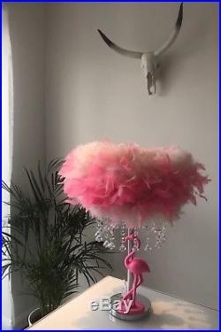 Limited edition large pink flamingo ornament feather 2