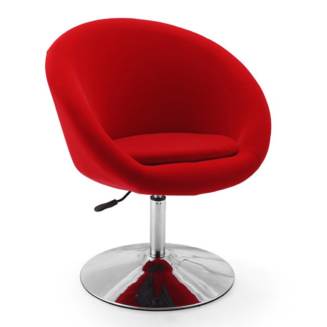 Maggies room retro red swivel leisure chair