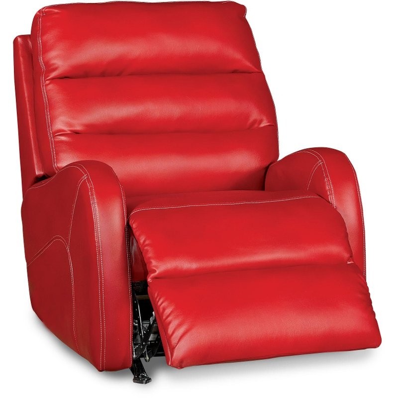 Monic 31 inch red upholstered swivel rocker recliner rc