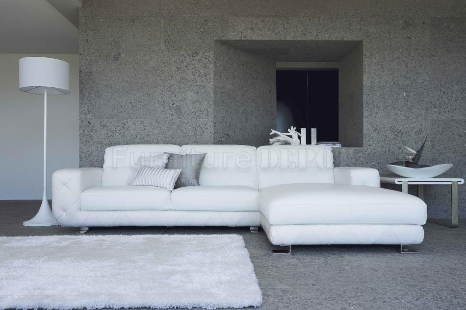 Nice white leather tufted sofa 6 modern white leather