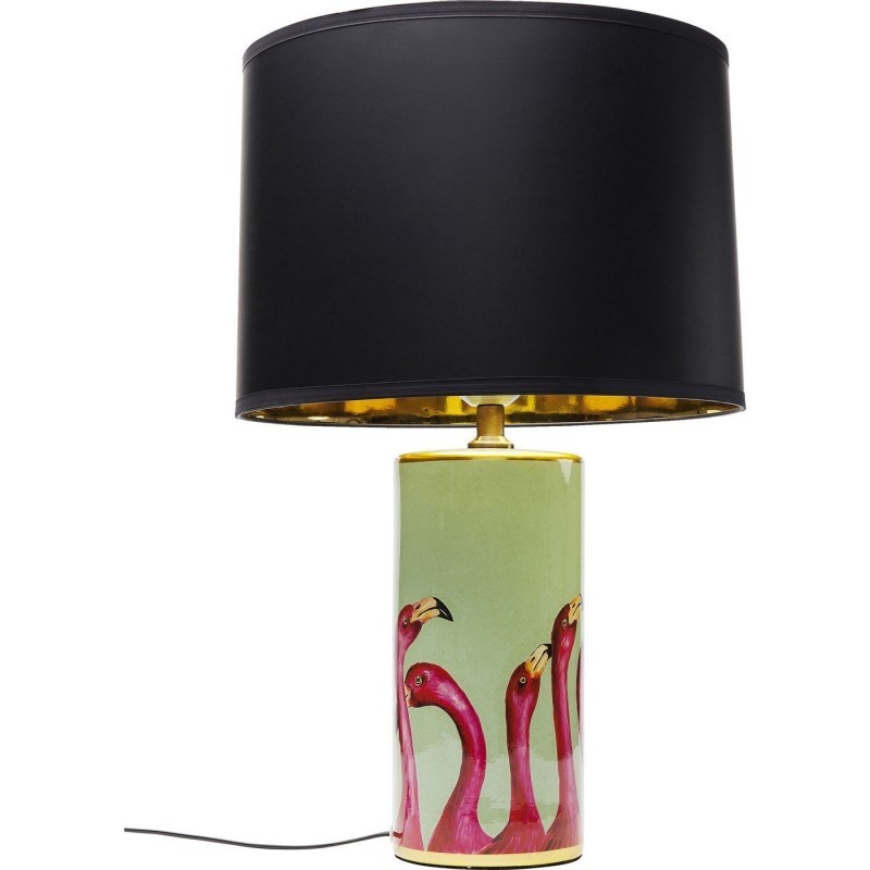 Pink flamingo table lamp kare design