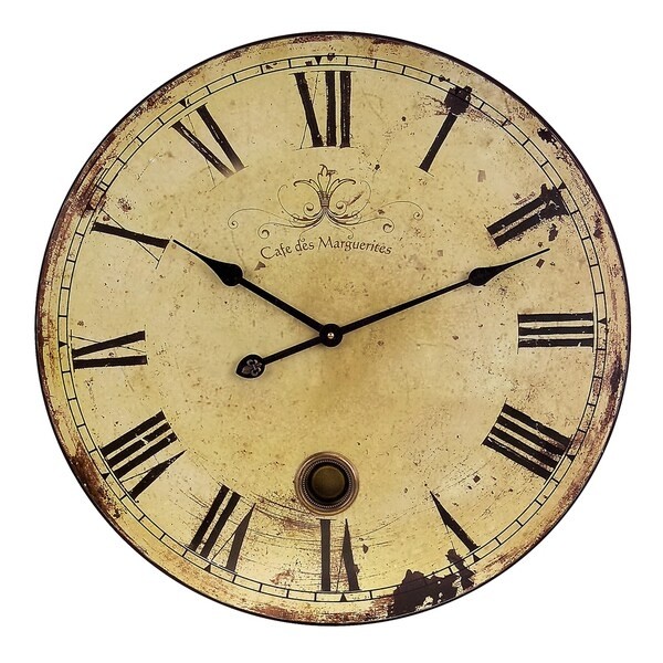 Provence large wall clock overstock 5179140