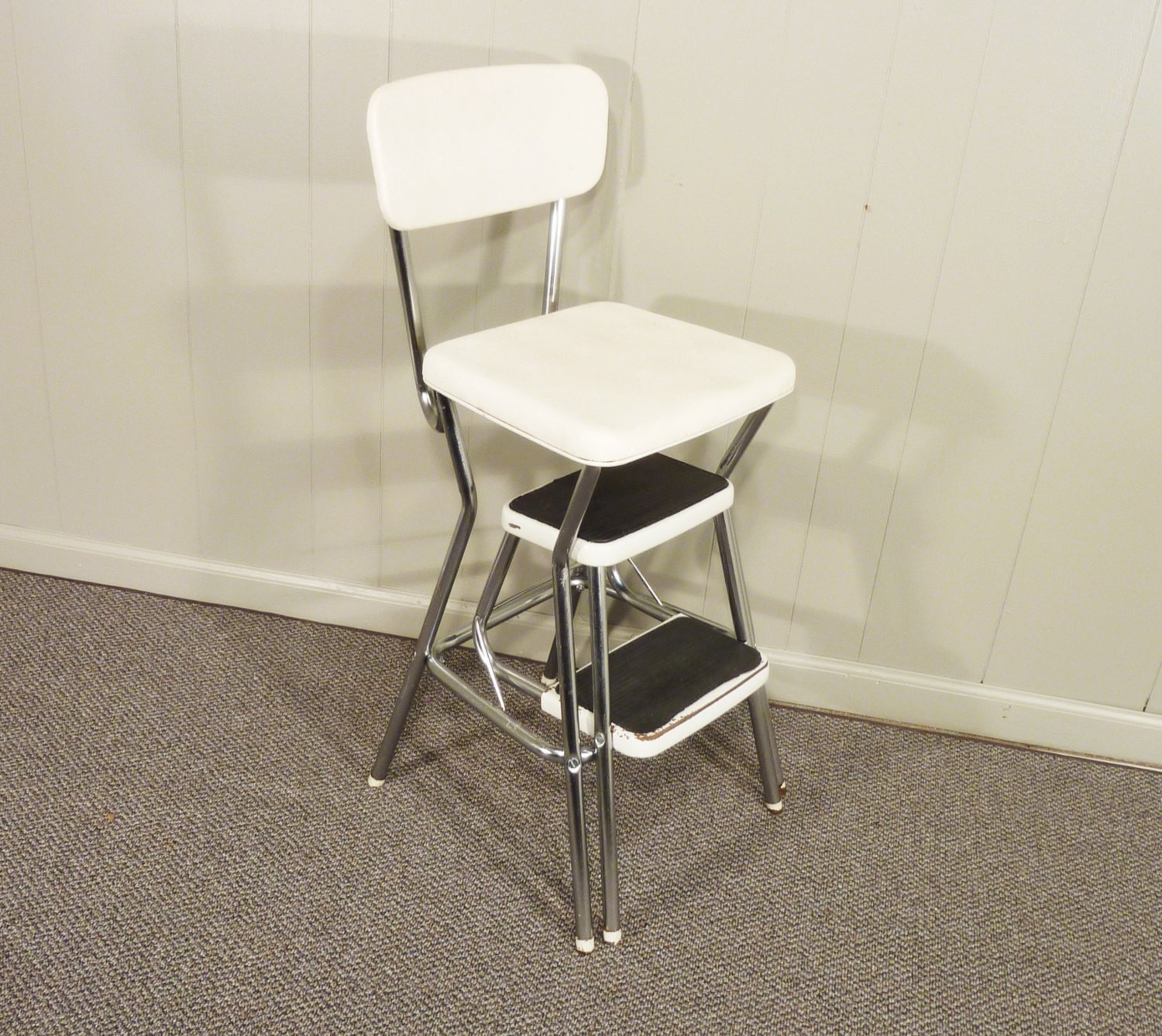 Retro cosco 50s vintage step stool kitchen stool chair 2