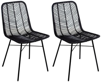 Black Wicker Dining Chairs - Foter