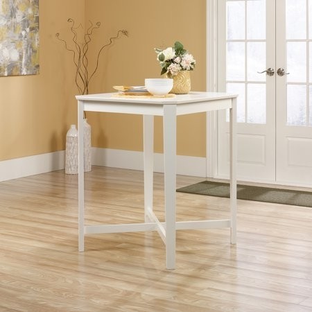 Sauder original cottage counter height table white