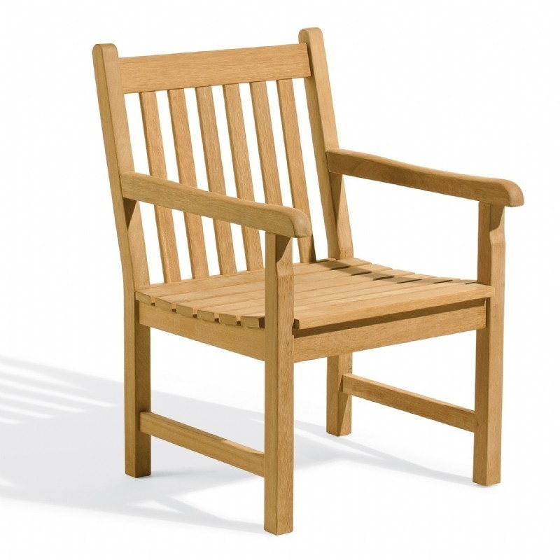 Shorea wood classic outdoor arm chair