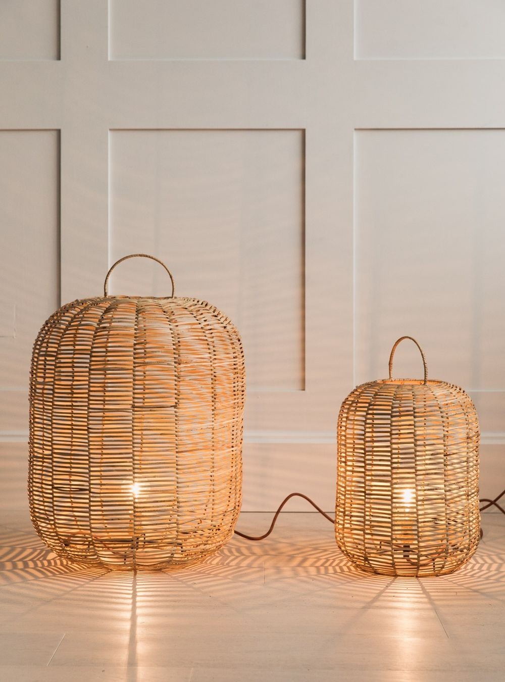 Small wicker table lamp uk o display cabinet