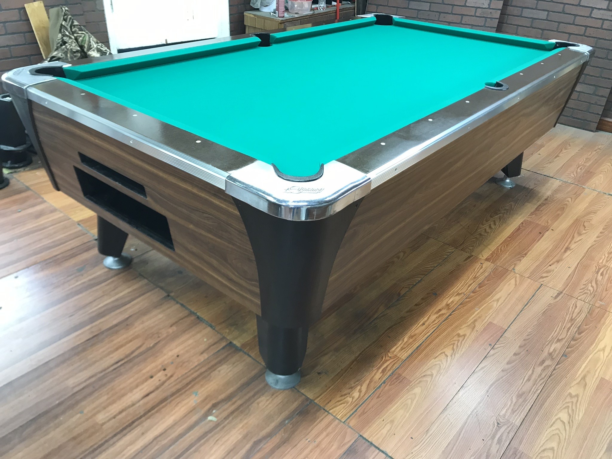 Sold 8 foot bar pool tables used coin operated bar