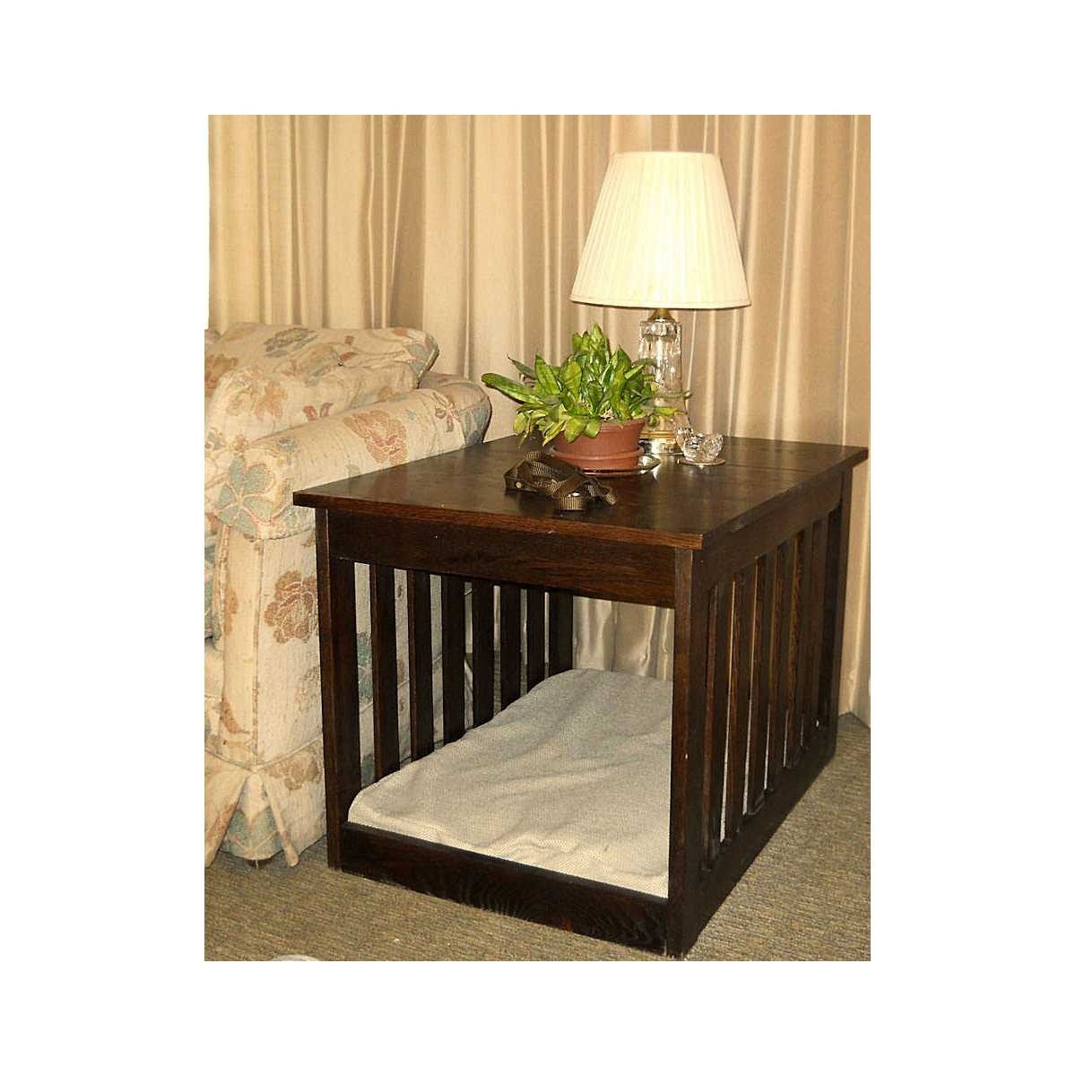 Solid hardwood pet bed end table catsplay superstore