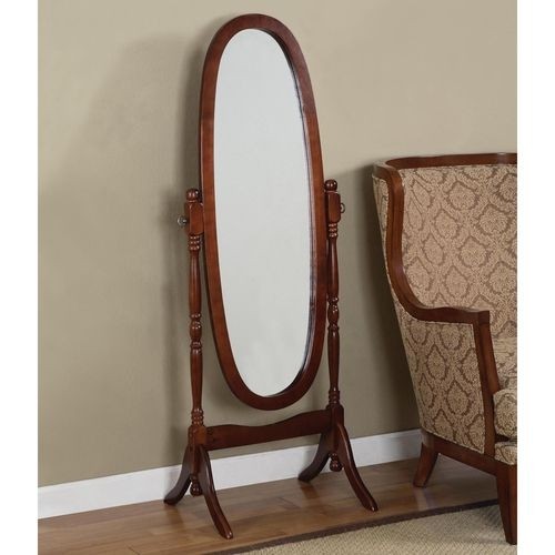 Standing mirrors for bedroom heirloom cherry cheval
