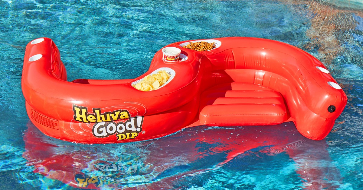 double seated pool float